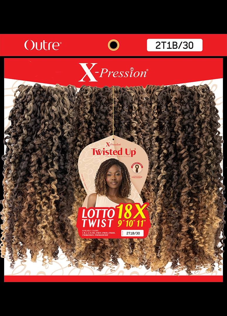 X-Pression Twisted Up Lotto Twist 18X