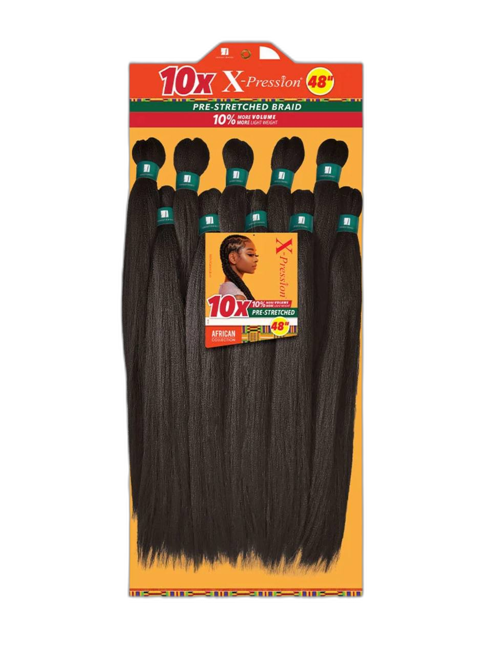 10x X-Pression Pre-Stretched Braid