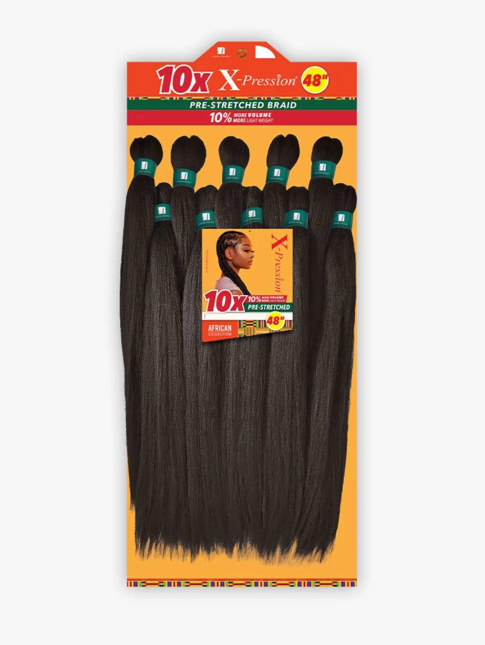 10x X-Pression Pre-Stretched Braid