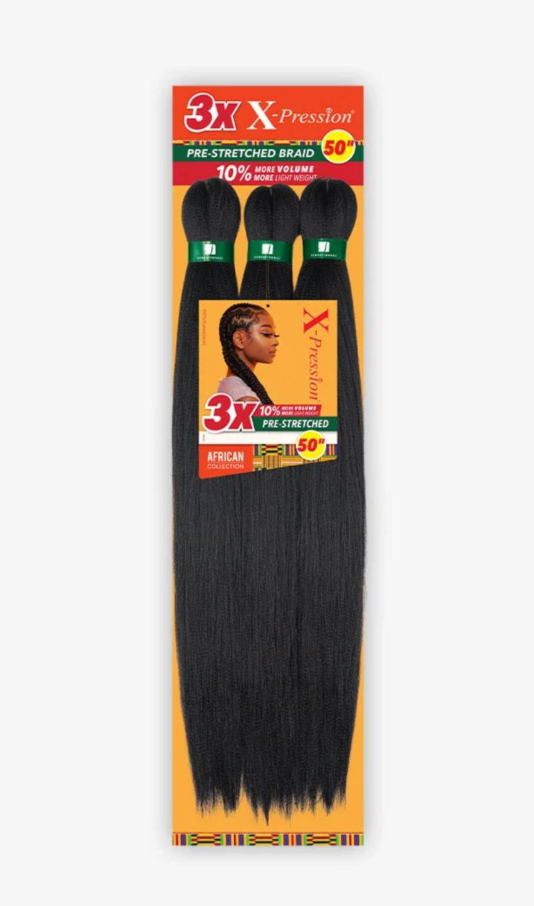 3x X-Pression Pre-Stretched Braid 50