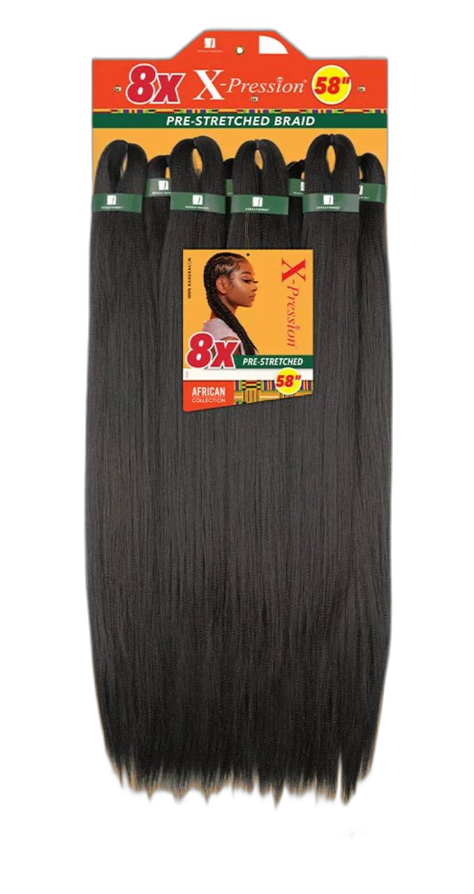 X-Pression 8X Pre-Stretched Braid 58