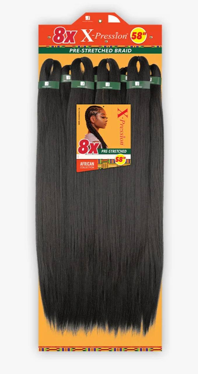 X-Pression 8X Pre-Stretched Braid 58